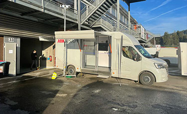 Minivan Hikvision à Spa-Francorchamps 25/10/2021