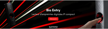 Suprema - Bio entery P2 : le lecteur d’empreintes compact
